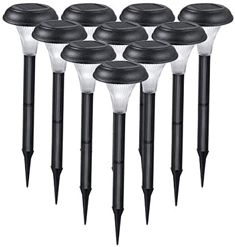GardenBliss Best Solar Lights For Outdoor Pathway, 10 Brightest Light Set For Walkway, Patio, Path, Lawn, Garden, Yard Decor, Double Waterproof Seal, Large Led Landscape Outside Post Lighting Lamps