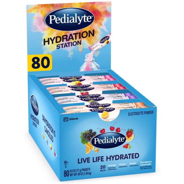 Pedialyte Hydration Station Multipack | Electrolyte Hydration Drink, 0.6-oz