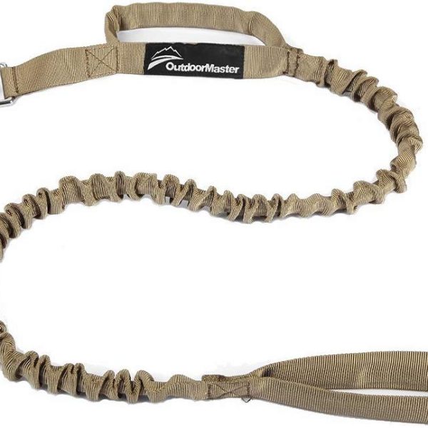 OutdoorMaster Bungee Dog Leash, Improved Dog Safety & Comfort